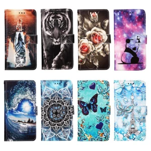 Für Motorola Moto Edge Stylus Play 2024 Magnet Flip Leder Wallet Case Hülle - Bild 1 von 31
