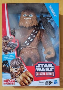 Rare HTF Hasbro Star Wars Chewbacca Galactic Heroes Mega Mighties  Disney  - Picture 1 of 2