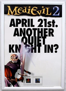 Medievil 2 2000 RARO PS1 42 cm x 59 cm poster promozionale #2 - Foto 1 di 2