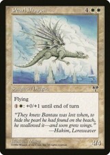 Pearl Dragon Mirage PLD White Rare MAGIC THE GATHERING MTG CARD ABUGames