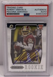 Robert Griffin III Signed Auto 2012 Prizm Rookie Card Redskins PSA/DNA Slab - Picture 1 of 2