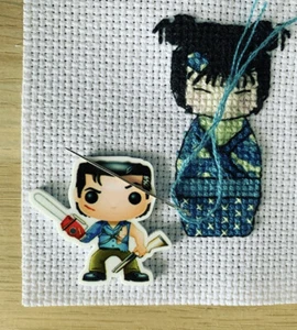 Ash The Evil Dead Horror Film Needle Minder For Cross Stitch & Embroidery - Picture 1 of 1