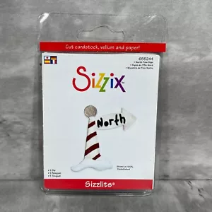 Sizzix Sizzlits Die Nordpol Schild # 655244 Weihnachten Santa Winter - Bild 1 von 3