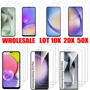 Wholesale Tempered Glass Clear Screen Protector for Samsung S25 Ultra S24 S23+ - Picture 1 of 17