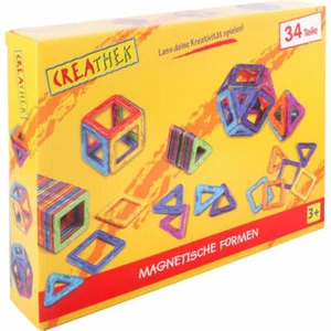 Creathek Magnetische Formen Magnetspielzeug Magnet Kinder Spielzeug ab 3 Jahre - Bild 1 von 1