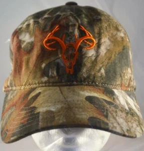 Truetimber Snapback Camo Mütze, Kappe, neu mit Etikett, verstellbar, Camouflage, Hirsch Logo, orange - Bild 1 von 1