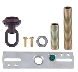 BRONZEOPTIK SCHRAUBKRAGEN DECKE VORDACH HARDWARE SET NEU 10933BRJB - Bild 1 von 1