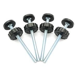 4 Pack 8MM Baby Gate Threaded Spindle Rod, Replacement Hardware Parts Kit for Pe - Picture 1 of 12
