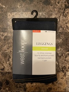 west loop leggings denim