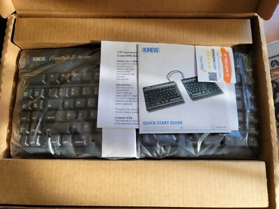 Kinesis Freestyle 2 Ergonomic USB Keyboard 2.0 Hub for Mac + V3 (KB830HMBUS) New - Image 1 of 4