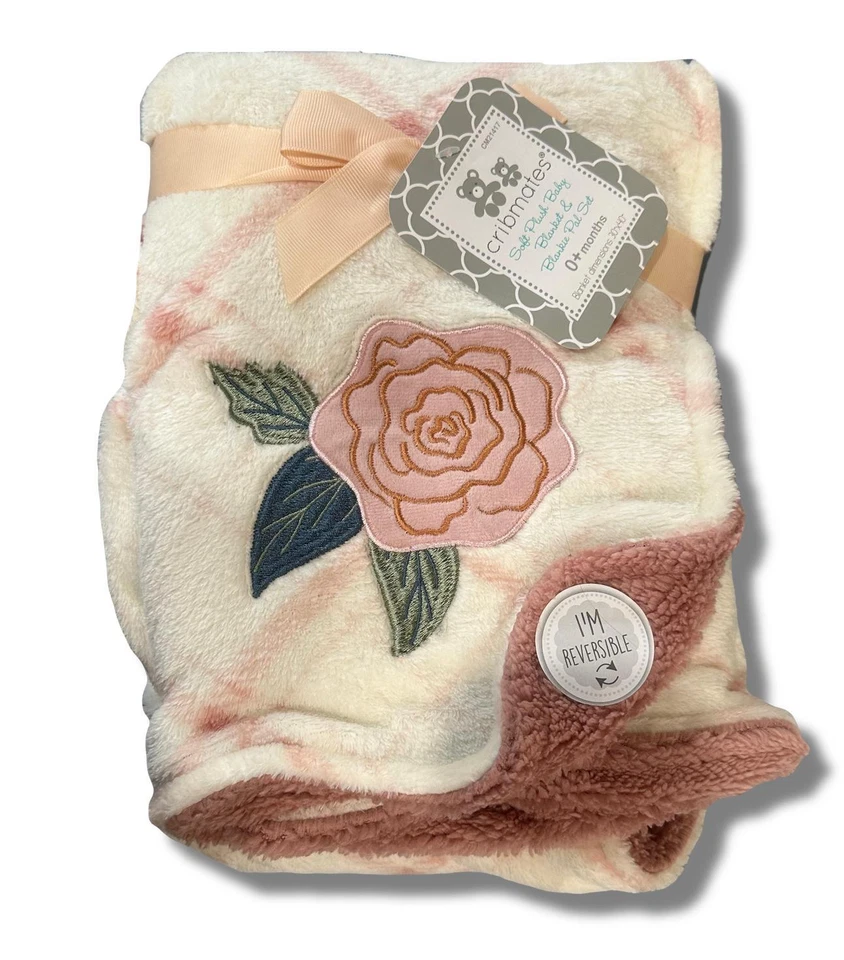 MANTA FELPA - CUNAS NIÑAS 243 - ROSA - BEBÉ NIÑO CUNA COCHECITO CAMA Foto 1 de 1