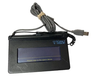 Topaz T-S460-HSB-R USB Electronic Signature Capture Pad (Non-Backlit) Tested - Picture 1 of 5
