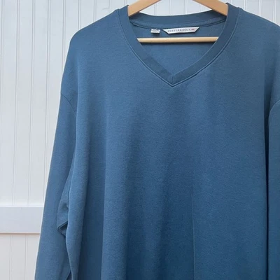 Cutter Buck Men's Navy Blue V-Neck Pima Cotton Pullover Sweater XXL Long Sleeve - Image 1 of 4