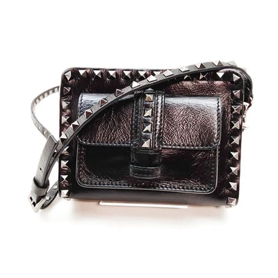 NO TARIFF Valentino Garavani Crossbody bag Black Leather 2288853 - Image 1 of 4