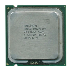 Pc Cpu Intel Core 2 Duo E6400 2.13GHz SL9S9 LGA775 Processor Refurbished - Picture 1 of 2