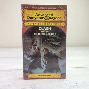 Advanced Dungeons & Dragons Clash Of The Sorcerers Adventure Gamebook 11 TSR - Picture 1 of 5