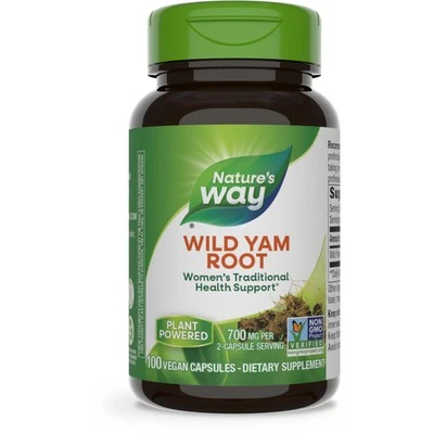 Raíz de ñame silvestre Nature's Way, apoyo tradicional para la salud de la mujer*, 700 mg por 2... Foto 1 de 4