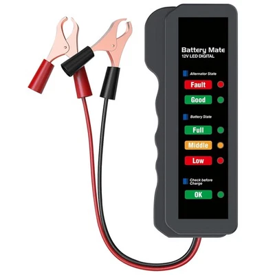 OBDMONSTER 12V Car Battery & Alternator Tester, Automotive Load Indicator Diagnostic Tool
