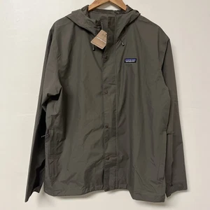 Patagonia Jackson Glacier Rain Jacket Mens Large Marlow Brown FA25 26545 NEW - Picture 1 of 7