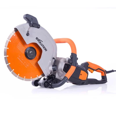 EVOLUTION POWER TOOLS Evolution R12DCT | 12 in. | Electric Concrete Cut-Off Saw | Disc Cutter | Water
