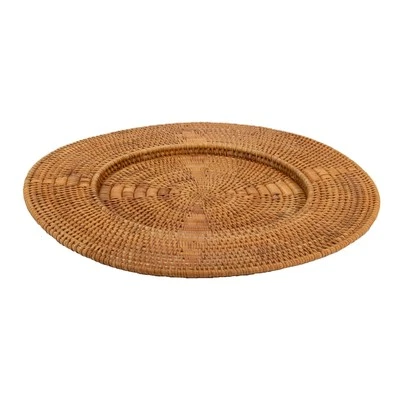 Natural Rattan Cane Handicraft | Round Container - image 1 of 2