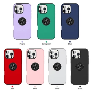 Rugged Magnetic Case with Stand Ring Holder For iPhone 16 Pro Max 16 Plus - Picture 1 of 57