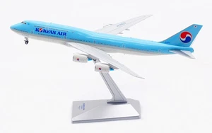 Modellino aereo pressofuso 1:400 HX Korean Air Boeing B747-8 HL7633 Jet - Foto 1 di 15
