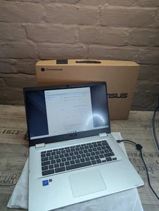 Asus Chromebook 2.2 Celeron 4gb HDD Reset, Boxed And Ready To Use #D - Picture 1 of 9