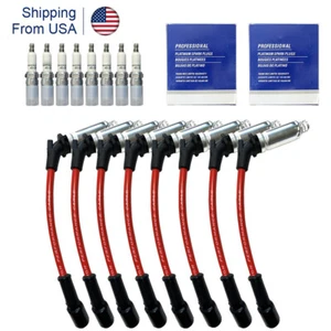 For Chevrolet Buick 48322 Spark Plug Wires 41-962 Spark Plugs Set - Imagen 1 de 16