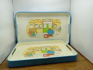 2 bandejas de servicio vintage Paddington Eden Toys 1978 - Imagen 1 de 12