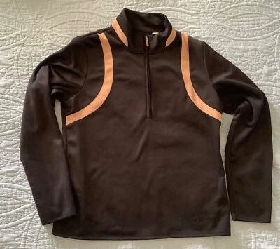 EP PRO TOUR TECH Womens Black 1/4 Zip Pullover M/M Golf Stretch Jacket - Image 1 of 4