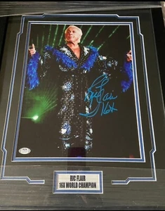 Ric Flair Signed WWE 18x22 Custom Framed Photo - Picture 1 of 5