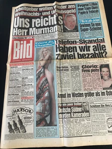 BILD ZEITUNG vom 9.12.1994 mit AYRTON SENNA FORMEL 1 + JAYNE MANSFIELD - Bild 1 von 4