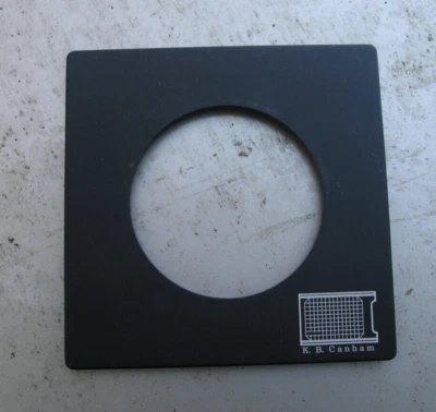 original KB Canham metal Lens board copal 3 110mm sq 65mm hole - Image 1 of 2