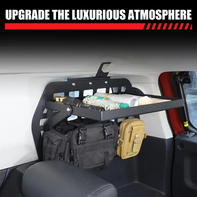 Estante de almacenamiento con panel Molle para maletero lateral de pasajero para Toyota FJ Cruiser 2007-2014 Foto 1 de 4