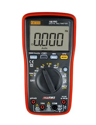 ZIBOO 15B PRO 17B PRO True RMS Digital Multimeter