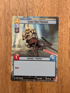 Juego de cartas coleccionables Star Wars Unlimited - SWU - Scout Biker Pursuer Hyperspace - Casi nuevo - Imagen 1 de 1