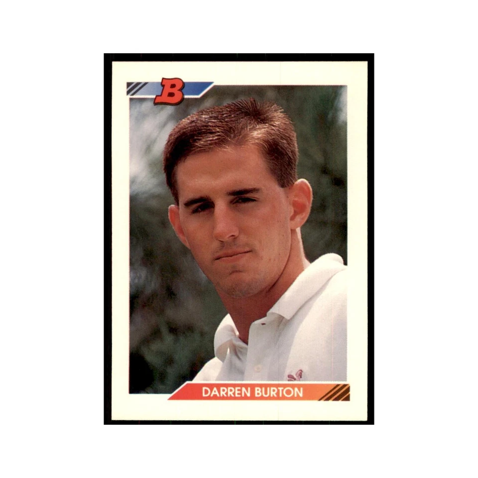 1992 Bowman Darren Burton Baseball Cards #424 - Image 1 of 3
