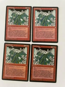 MTG 4X ICE AGE JOKULHUAPS MAGIC THE GATHERING RARE RED SORCERY ENGLISH CARDS - Picture 1 of 6