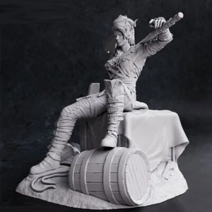 Karlach 1/10 3D Printing Model Kit Unpainted Unassembled 14cm GK Sitting - Picture 1 of 5
