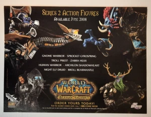 WORLD OF WARCRAFT Serie 2 Action Figures Zabra Hexx ~ Rivista STAMPA ANNUNCIO 2008 - Foto 1 di 1