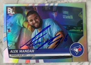 Alek Manoah Signed Toronto Blue Jays 2023 Topps Big League Baseball Card #220 - Picture 1 of 2
