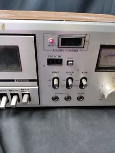 Vintage Fisher Stereo Cassette Deck Model 143-93242800 No Remote Tested - Works - Picture 1 of 12