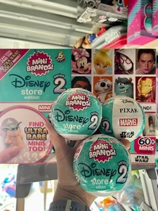 Zuru Mini Brands Surprise 5 DISNEY STORE EDITION SERIES 2 Bundle 3pcs.x - Picture 1 of 2