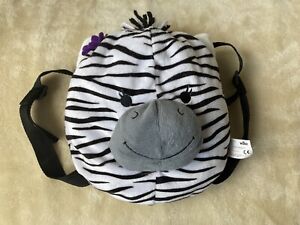 Child’s Zebra Plush Backpack (Approx. 10” X 10”)