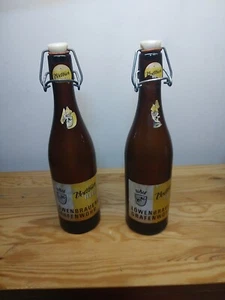 Vintage Glass Löenbraueri Graffenöhr Bottles - Picture 1 of 4