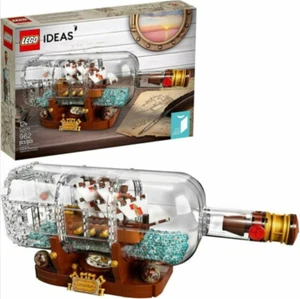 LEGO Ideas Ship in a Bottle 21313 | NEW, Factory Sealed, Retired Set - Picture 1 of 4