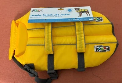 Dog Life Jacket Medium 30-55lbs Outward Hound Granby Splash with Chin Float New - Image 1 of 3