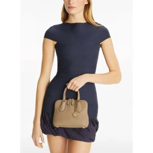 Tory Burch Swing Mini borsa a mano in pelle rovere tortora sistema operativo - Foto 1 di 12