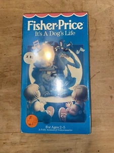 Fisher Price VHS Its A Dog’s Life VHS Animated ReSealed, 1988 Vintage Cartoon - Picture 1 of 6